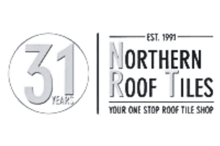 The logo for northern roof tiles.